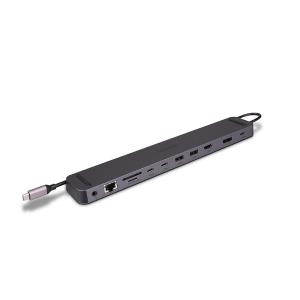 LINDY USB-c Mini Docking Station Dst-mini Xt 810 - Dual Display 8k - 100w Pass-through Charging