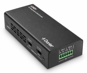 LINDY 2ch Analog Audio To Dante Encoder