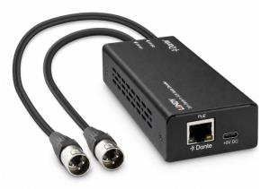 LINDY 2ch Dante To Xlr Decoder