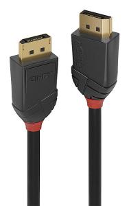 LINDY Cable - Dp -  Dp - 50cm 54gbps - Blackline