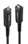 LINDY Cable Fibre Optic - Hybrid - Micro Hdmi 8k 60 - 70m - Black