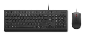 LENOVO Essential Wired Combo Black - Qwerty US with Euro symbol