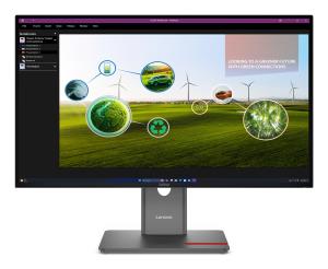 LENOVO Desktop Monitor - ThinkVision P27Q-40 - 27in - 2560x1440 (QHD) - 4ms IPS 120Hz 99% sRGB 99% BT709 98% DCI-P3 10-bit