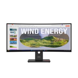 LENOVO Desktop USB-C Monitor - ThinkVision T34WD-40 - 34in - 3440x1440 (UWQHD) - 4ms VA 99% sRGB, 99% BT.709