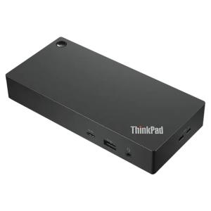LENOVO ThinkPad Universal USB-C Dock w/ Power Adapter - USB-C / 3x USB 3.2 Gen 2 / 2x USB 2.0 / Audio Jack / 2x DP / HDMI / GbE - 135W Power Delivery - UK
