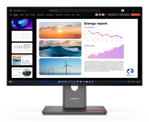 LENOVO Desktop Monitor - P24Q-40 - 24in - 2560x1440 (QHD) - 4ms IPS 120Hz
