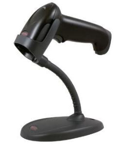 HONEYWELL Barcode Scanner Voyager 1250g USB Kit - Includes Black Scanner 1250g & USB Type A Coiled Cable 3m & Flex Neck Presentation Stand & Documentation