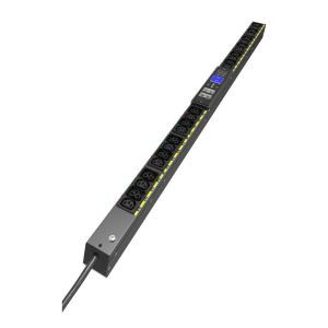 EATON CORPORATION Managed G4 Rack PDU, 0U, 22.5U, C20 input, 3m cord, 1ph, 3.7kW, 16A, 200-240V, 24 outlets (12)C13, (12)C39