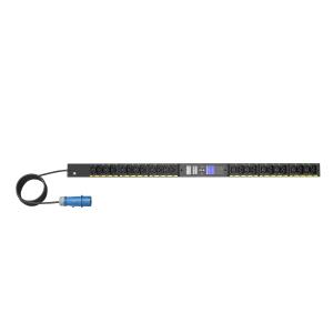 EATON CORPORATION Switched G4 Rack PDU, 0U, 22.5U, IEC-60309 input, 3m cord, 1ph, 3.7kW, 16A, 200-240V, 24 outlets (12)C13, (12)C39