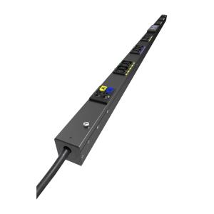 EATON CORPORATION Switched G4 Rack PDU, 0U, 39U, IEC-60309 input, 3m cord, 1ph, 7.4kW, 32A, 200-240V, 24 outlets (12)C13, (12)C39