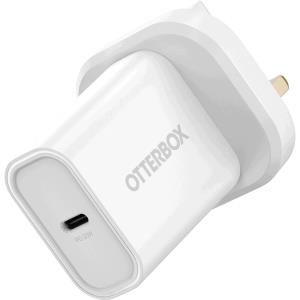 OTTERBOX Standard Wall Charger 20W UK - 1X USB-C 20W USB-PD White