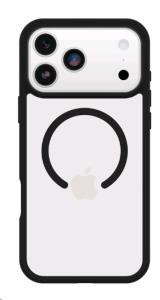 OTTERBOX iPhone 17 Pro Max Case - React Series - Black Crystal (Clear/Black)
