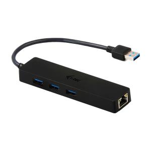 I-TEC ELECTRONICS Slim Hub 3 Port USB 3.0 GB Ethernet Adapter Win/mac