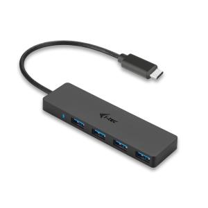 I-TEC ELECTRONICS USB-c Slim Passive Hub 4p No Ps Win And Mac Os Black