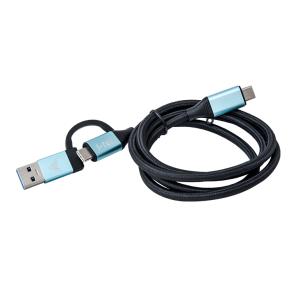 I-TEC ELECTRONICS Cable - USB-c To USB-c - With Integrated USB 3.0 Adapter