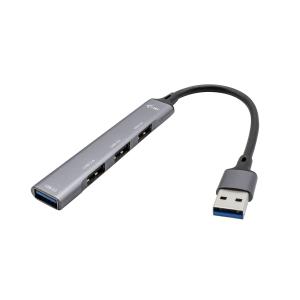 I-TEC ELECTRONICS Metal Hub 4 Port 1 X USB 3.0 + 3 X USB2.0