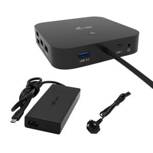 I-TEC ELECTRONICS Docking Station - USB-c  - Dual Hdmi DisplayPort - Power Delivery 100w Uk Universal Charger 100 W