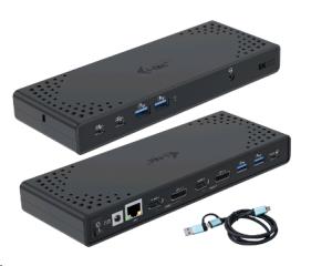 I-TEC ELECTRONICS Docking Station G2 Thunderbolt 3 - Dual - 100w USB-a / USB-c Power Delivery