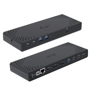 I-TEC ELECTRONICS Docking Station G2 - USB-c - Triple Hdmi DisplayPort - Power Delivery 100w Universal Charger 100w Uk