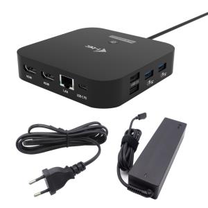 I-TEC ELECTRONICS USB-c Docking Station - Dual Display  - Hdmi - Power Delivery 100w With Universal Charger 100w