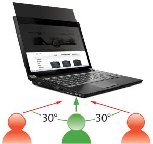 MOBILIS Privacy Filter 13.3in W (16:10) Dim : 2864x179mm