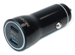 MOBILIS Car Charger 60W 2 USB-C for Smartphones and Tablets