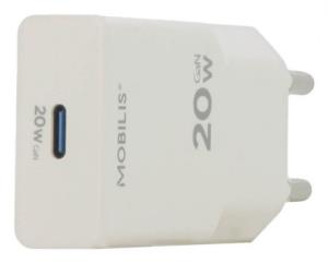 MOBILIS 20W Charger - Ultra Compact - 1 USB-C