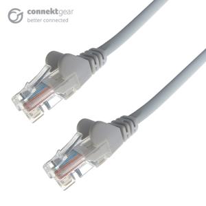 COMPUTER GEAR 20M GREY RJ45 CAT6 UTP STR/FLUSH MOULDED/24AWG