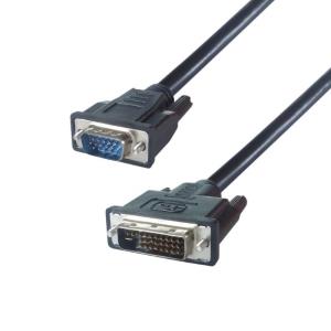 COMPUTER GEAR 3M VGA TO DVI-I MONITOR CONNECTOR CABLE - MALE TO MALE -