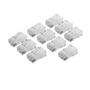 COMPUTER GEAR Rj45 CAT6 50 Micron Crimp Ends Connectors 10-pk