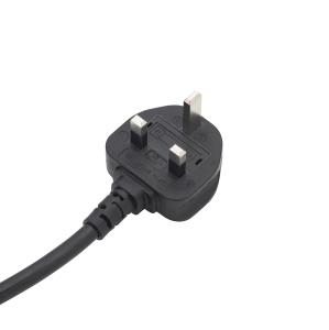 COMPUTER GEAR 3M UK PLUG TO RT/ANGLE C13 TO RIGHT ANGLED C13 SOCKET