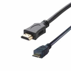 COMPUTER GEAR 2M HDMI TO HDMI MINI CONNECTOR CABLE - MALE TO MALE GOLD CONNEC
