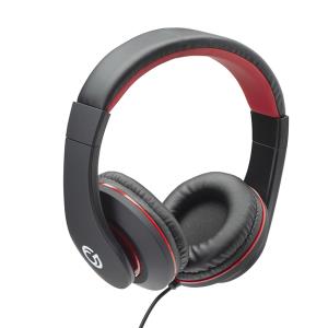 COMPUTER GEAR HP530 STEREO PC ON-EAR HEADSET BLACK/RED