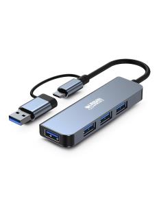 URBAN FACTORY Hub USB-a/c With 4 Ports USB-a 3