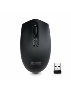 URBAN FACTORY Wireless Mouse - 2.4 GHz - 1200 Dpi - Black