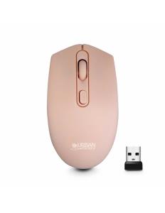 URBAN FACTORY Wireless Mouse - 2.4 GHz - 1200 Dpi - Pink