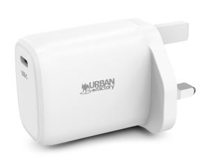 URBAN FACTORY Powee: USB-c Charger - 65w (uk Plug)