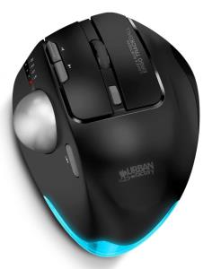 URBAN FACTORY Wireless Mouse - Ergo - Rf - Optical Trackball With Adjustable Tilt