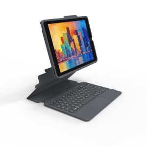 ZAGG Pro Keys Bluetooth Keyboard Case with TrackPad for Apple iPad 10.2in Serie Qwerty Black