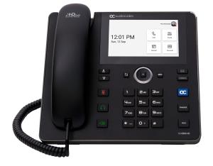 AUDIOCODES Teams C455HD IP-Phone PoE GbE black with integrated BT and Dual Band Wi-Fi