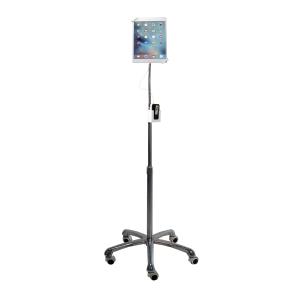 CTA DIGITAL Heavy-duty Security Gooseneck Floor Stand For 7-13 In Tablet