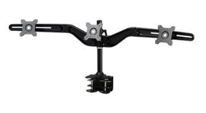 AMER NETWORKS Triple Monitor Clamp Mount Max 24in (amr3c)