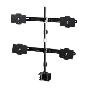 AMER NETWORKS Quad Monitor Clamp Mount Max 32in