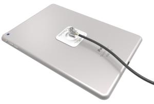MACLOCKS Universal Tablet Secured with Keyed Cable Lock - Black