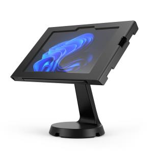 MACLOCKS Bundle / VESA Mast Counter Stand + Apex Enclosure Wall Mount for Surface GO (1-4) - Black