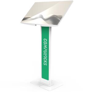 MACLOCKS Bundle / BrandMe Floor Stand + Stability Base Plate for the BrandMe Stand - White