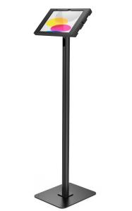 MACLOCKS Bundle / Swift Floor Stand + Swell Secured Enclosure Wall Mount for iPad 10.9in 10th Gen - Black