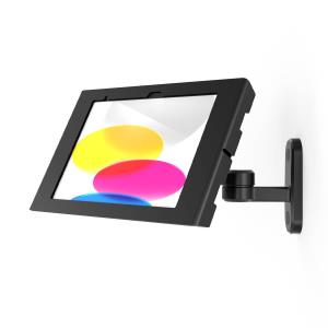 MACLOCKS Bundle / Swing Wall Mount Arm + Apex Secured Enclosure Wall Mount for iPad 10th-11th (A16) Gen - Black