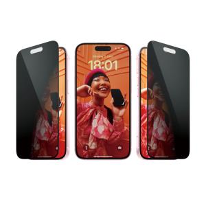 PANZERGLASS Screen Protector Apple iPhone 15 6.1in Ultra-wide Fit Privacy With Aligner