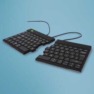 R-GO TOOLS Split Ergonomic - Black - Qwerty Uk